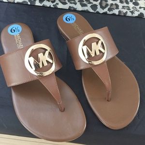 Michael Kors Tan Sandals 6.5